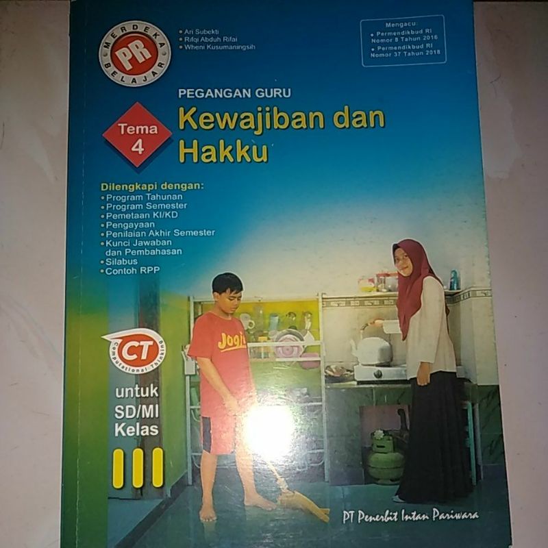 

Buku PR PG kelas 3, Tema 4