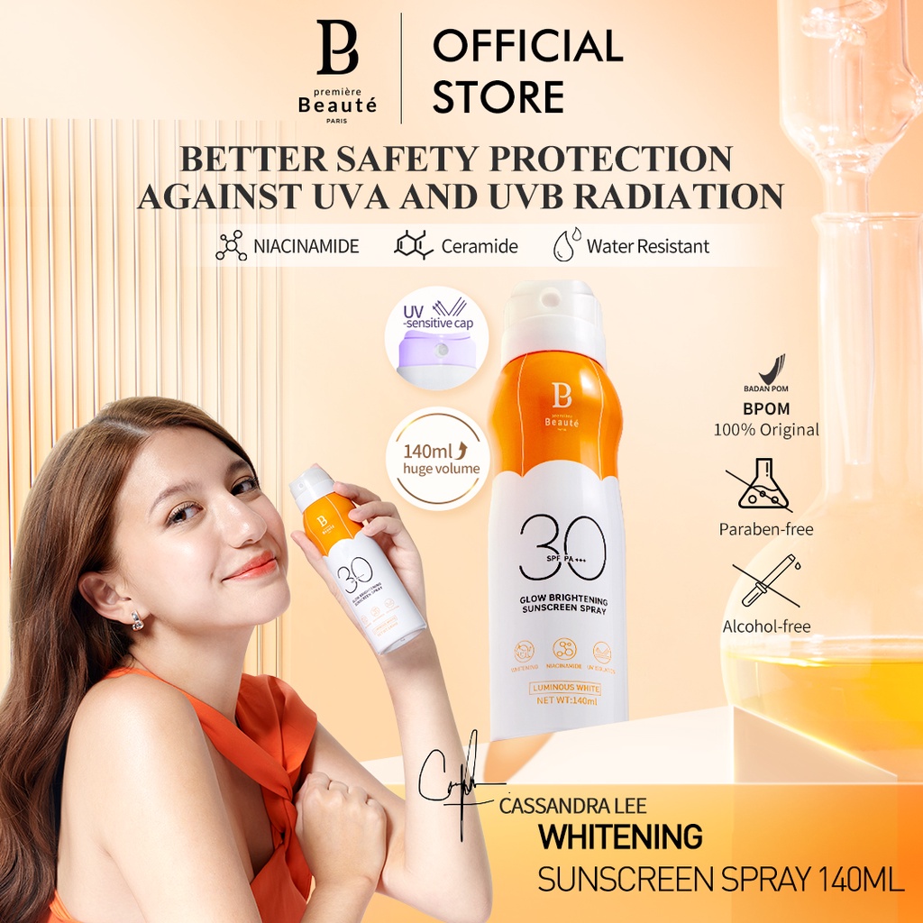 Luminous White Series Glow Brightening SPF 50+ Sunscreen Spray 140ml