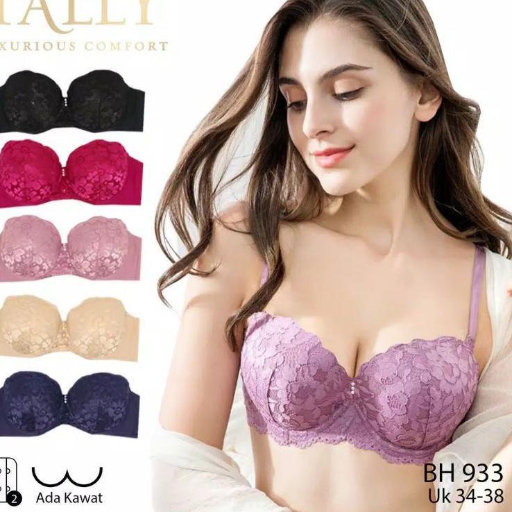 Terbaru Tally 933 Bra BH Berkawat Push Up Busa Sedang Cup B kecil