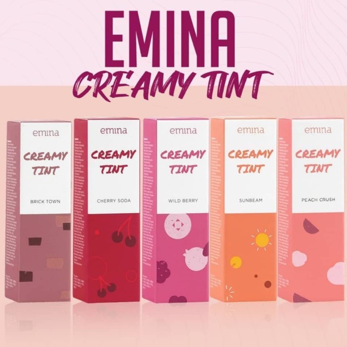 Emina Creamytint 3.6 g - Lip Tint Matte Tahan Hingga 8 Jam RUMAH CANTIK