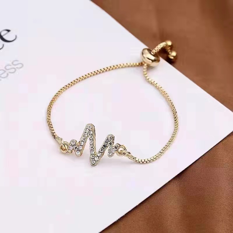 Gelang Serut Adjustable CAKAR Bracelet Korea Fashion Cakar Sederhana Berlian Diamond Wanita Cewek