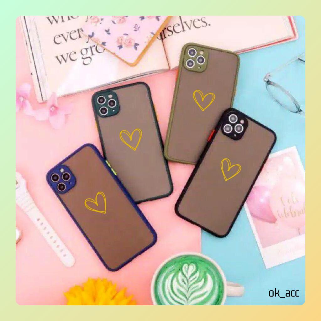 Casing Motif Love Hati AA13 for Oppo Realme 2 Pro 3 5i 5s 7 7i 8 8i U1 U2 C1 C11 2021 C12 C15 C17 C2 C20 C20A C21 C21y C25 C3 C30 C31 C35 Narzo 20 30A 50a 50i 5G