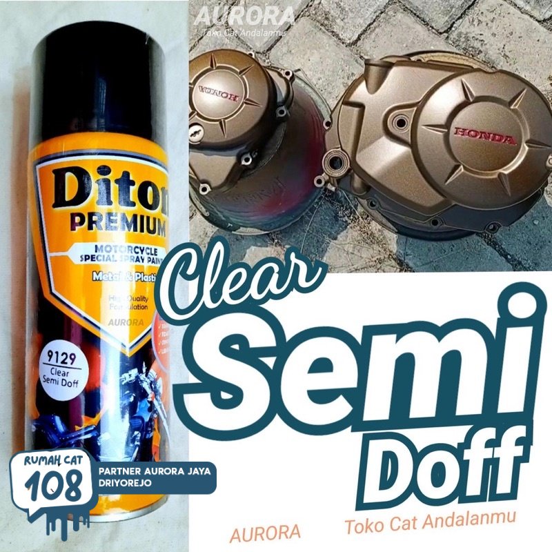 

Pilox Diton Premium Clear Semi Doff 9129 Vernis Agak Dop Pernis Klir 400ml