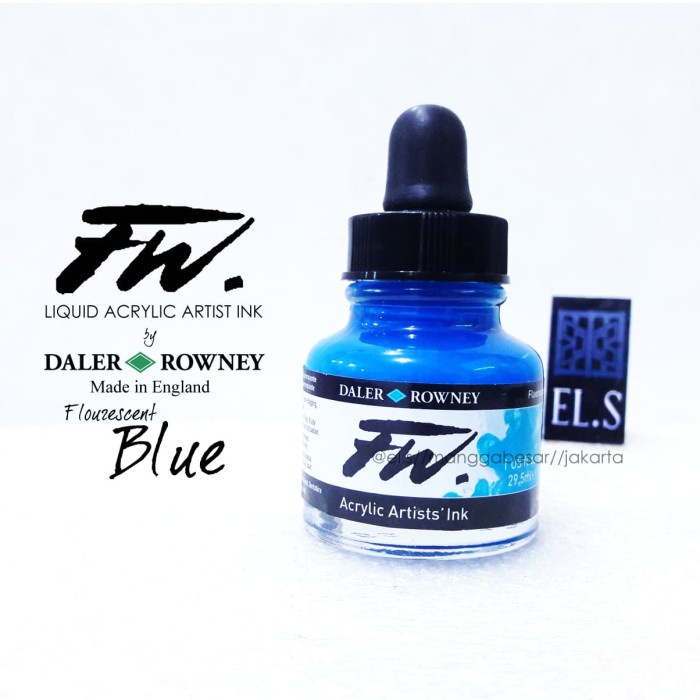 

Eklusif Daler Rowney Fw Ink Flourescent Blue ( Cat Akrilik ) Hot Sale