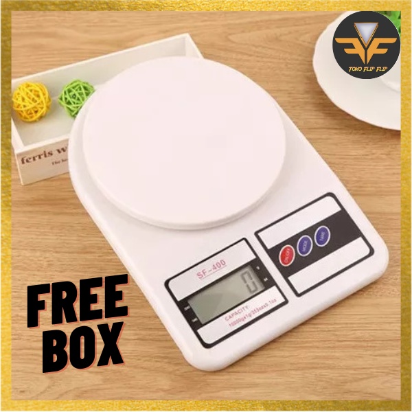 Timbangan Dapur Kue Digital 10 kg SF-400 Electronic Digital Kitchen Scale 10 kg Timbangan Dapur Pengukur Berat Bahan TERMURAH TERLARIS