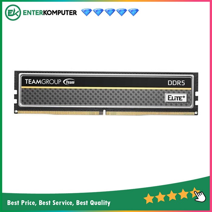 Team Elite Plus Black DDR5 PC38400 32GB (1x32GB) / RAM DDR5 32GB