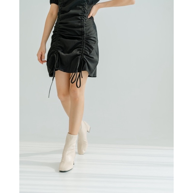 [ LittleBigCloth ] Tara Mini Dress // Mini Dress Wanita Dress Bigsize Dress Hitam Dress Pesta