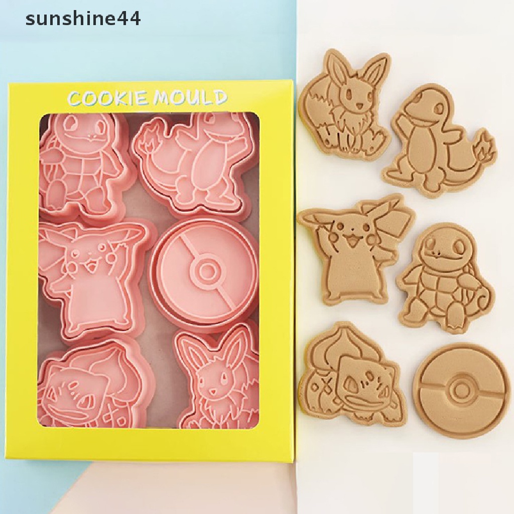 Sunshine Set Cetakan Kue / Biskuit Elektrik Bentuk Tikus 3D Bahan Plastik