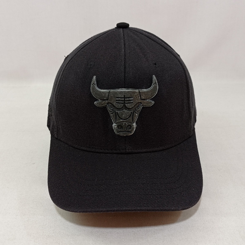 Topi Cap NBA Chicago Bulls Logo Besi Original HyBend