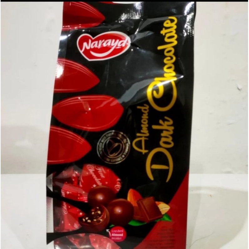 

Cokelat ALMOND NARAYA | Dark Chocolate Almond 350 gram.