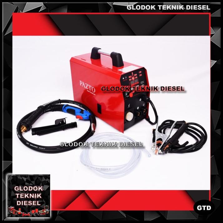 Pazto Mesin Las Mig 200 A 5 Kg Co2 Tanpa Gas Welding Gasless Japan