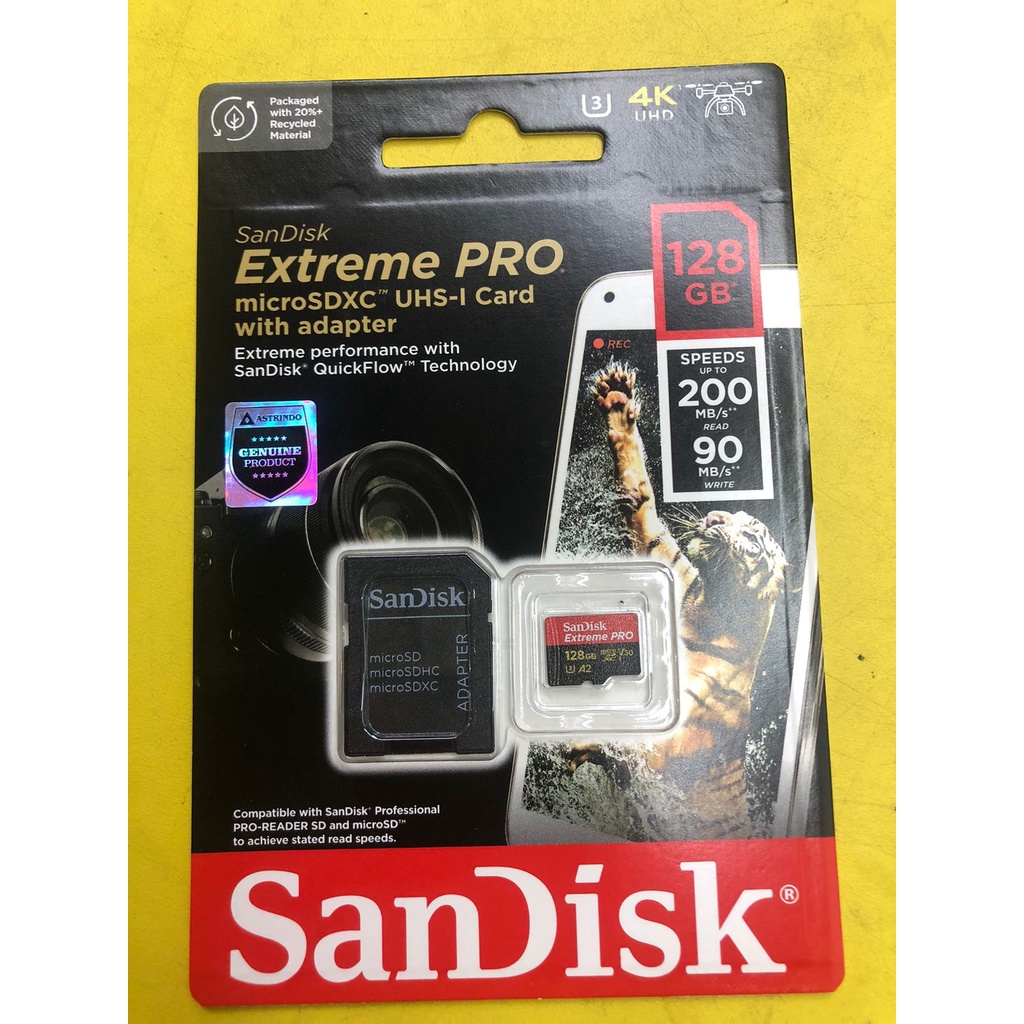 SanDisk Extreme Pro MicroSD 128GB A2 170MB/s