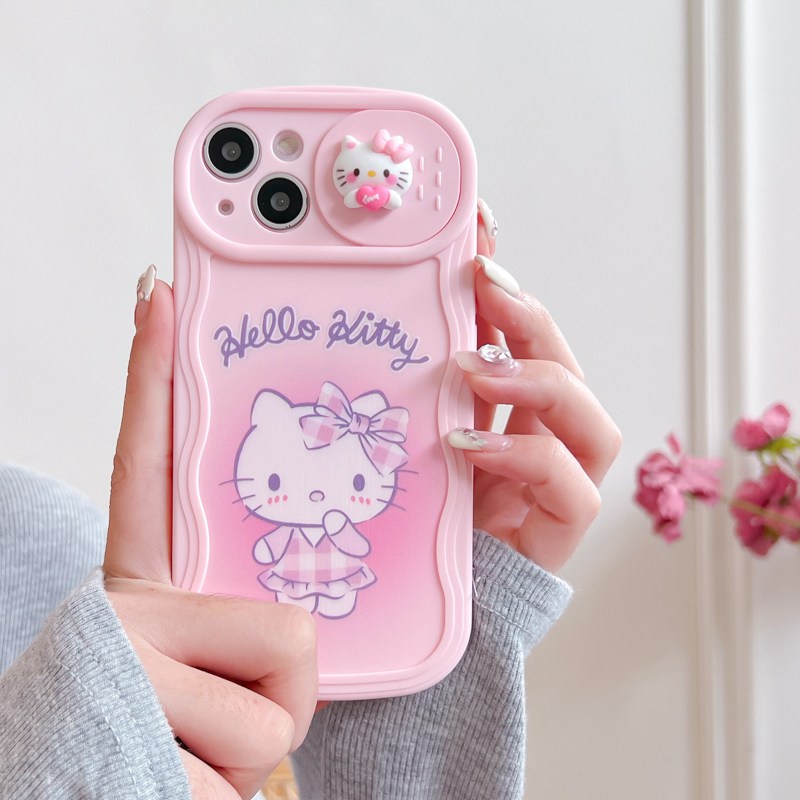 9 Warna! Soft Case Motif Kartun Hewan Anjing Hello Kitty Pelangi Untuk IPhone 11 12 13 14 Pro Max 14 Plus hp