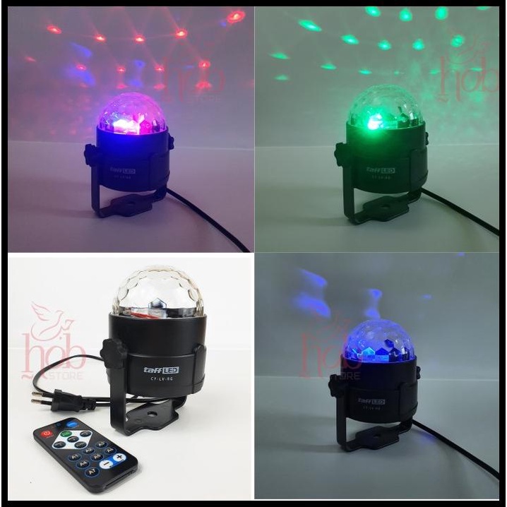 Jual Lampu Panggung Disko Pesta Dj Bar Rotating Lamp Led Disco Light Sound Shopee Indonesia