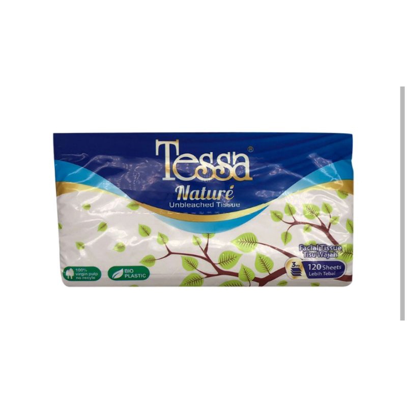 TESSA FACIAL TISSUE NATURE 120S