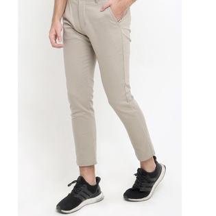 Paling Diminati Celana Sirwal /Ankle Pants Pria Kerja Slimfit Krem Bahan Drill 27-38 Calya