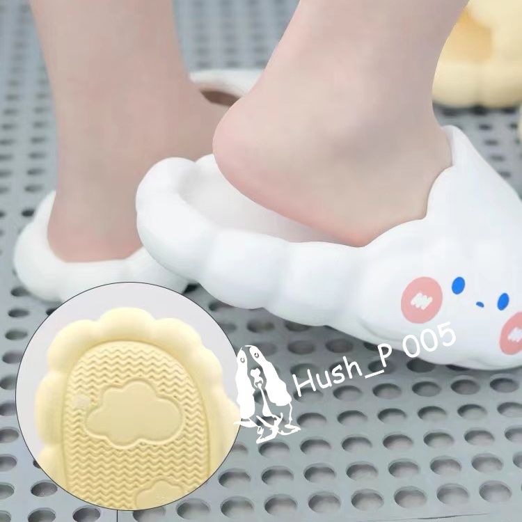 [36-41] Komin Sandal Selop Wanita Cute Cloud Sandal Jelly Korea Anti Slip Sandal Rumah Import Sandal Awan Lucu Nyaman Empuk
