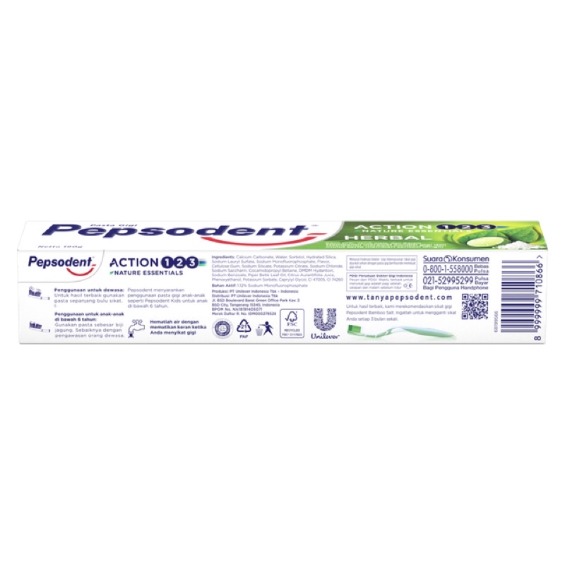 Pepsodent Herbal Pasta Gigi