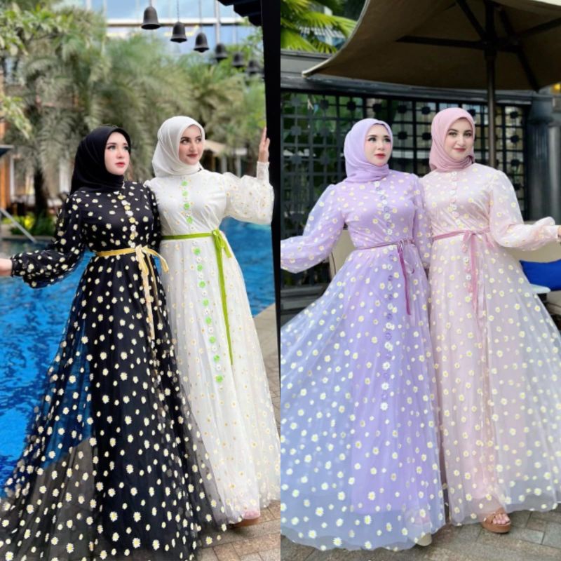 gamis polka pinteres import shellasaukia