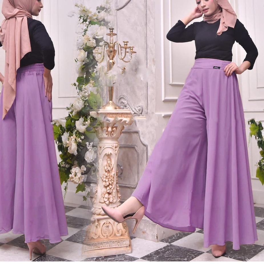 Ready celana Kulot payung ceruty//celana bawahan wanita// kulot wanita//Pakaian Muslim// rok wanita/