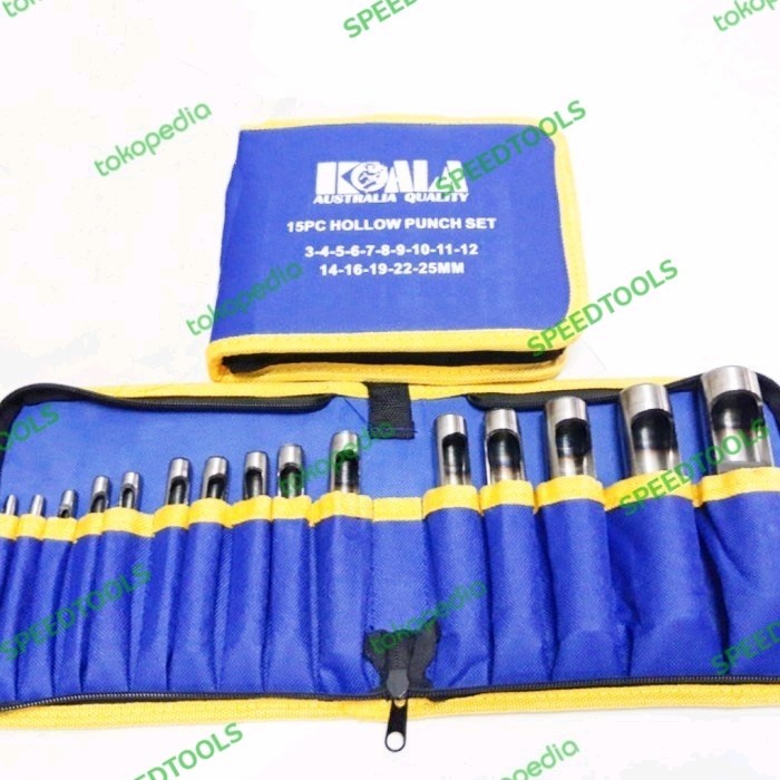 

Dijual Plong Set Alat Pembolong Karet Dan Kulit Isi 15 Pcs Terbatas
