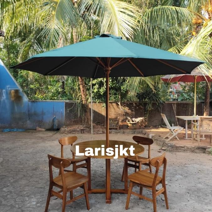 Meja &Kursi Jati Payung Taman Tenda Cafe