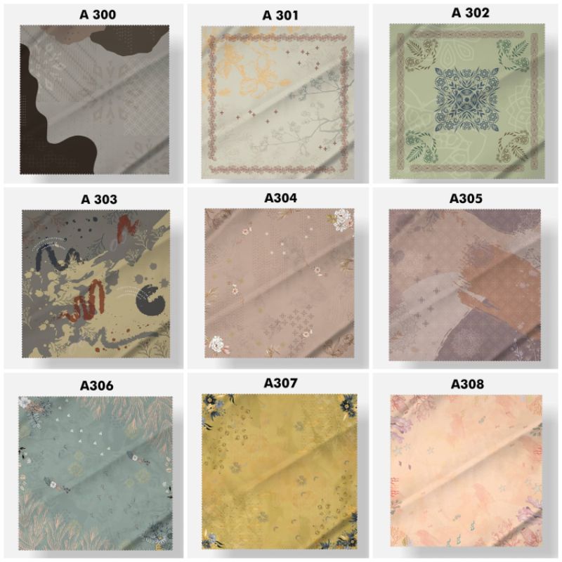 Hijab custom nama logo brand sendiri bahan voal ultima ultrafine jilbab kerudung voal motif printing