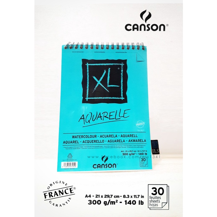 

[BISA COD] Canson XL Aquarelle A4