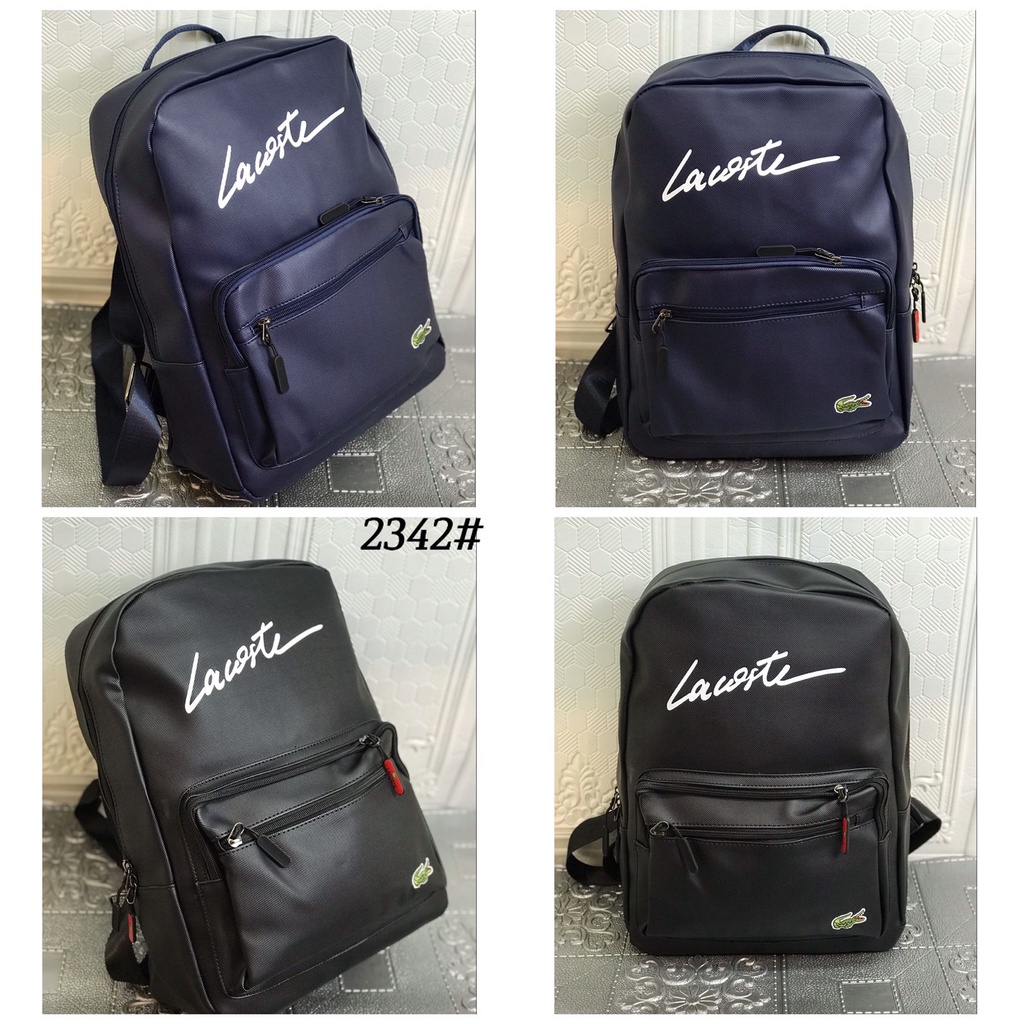 Tas RANSEL LACOSTE 2342  UIO 30  batam impor original fashion branded reseller sale