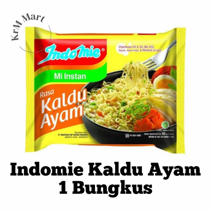 

PROMO Indomie Kaldu Ayam 1 bungkus pcs Mie Kuah Instan