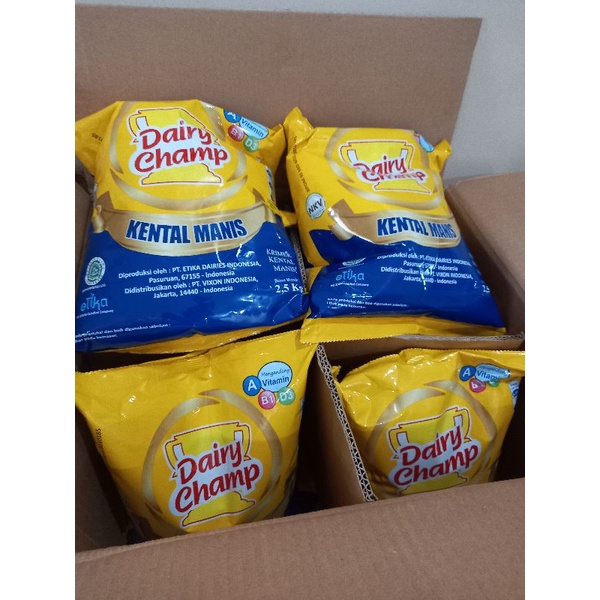 

SUSU KENTAL MANIS DAIRY CHARM KEMASAN 2.5 KG