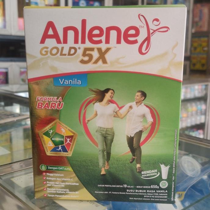 

[ COD ] Anlene Gold Vanila 650g