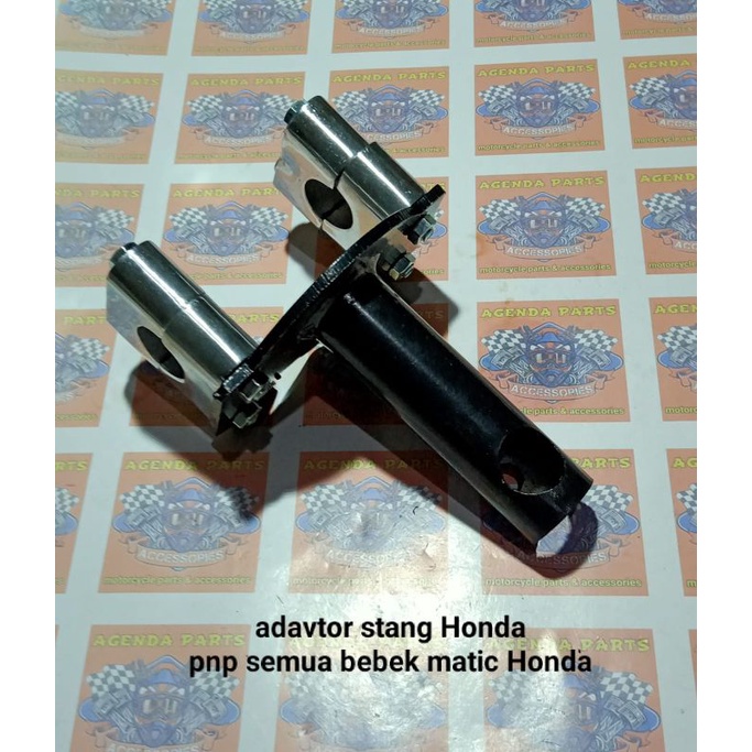 dudukan stang stir/adavtor stang stir matic old dan bebek old untuk motor honda