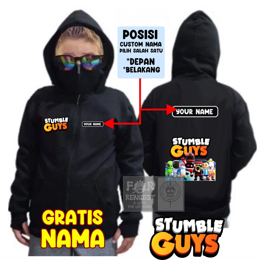 promo jaket free fire gratis aksesories \ free fire eagle hoodie anak berhadiah 1 buah aksesories