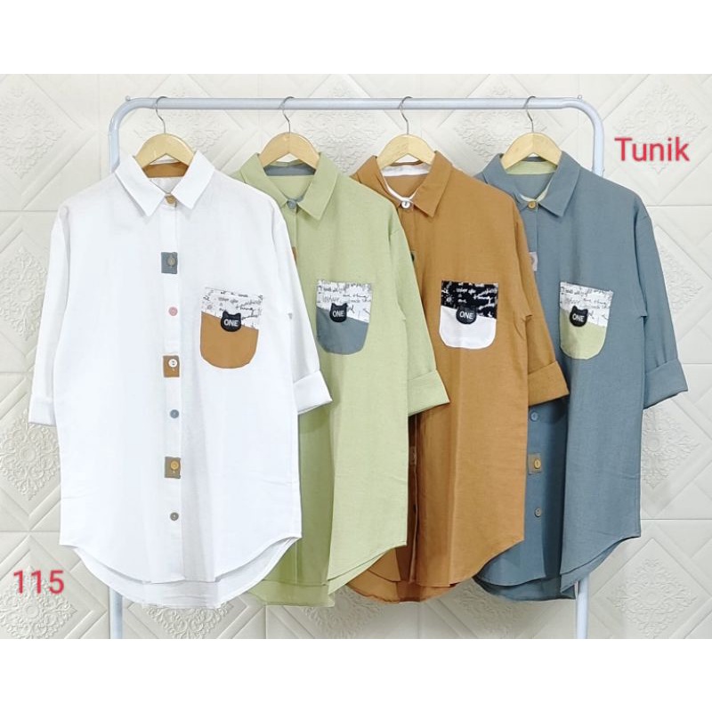 Kemeja Tunik Linen Bangkok