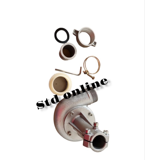 Fwp10 water pump mini pompa air dikopel mesin potong rumput as segi 4