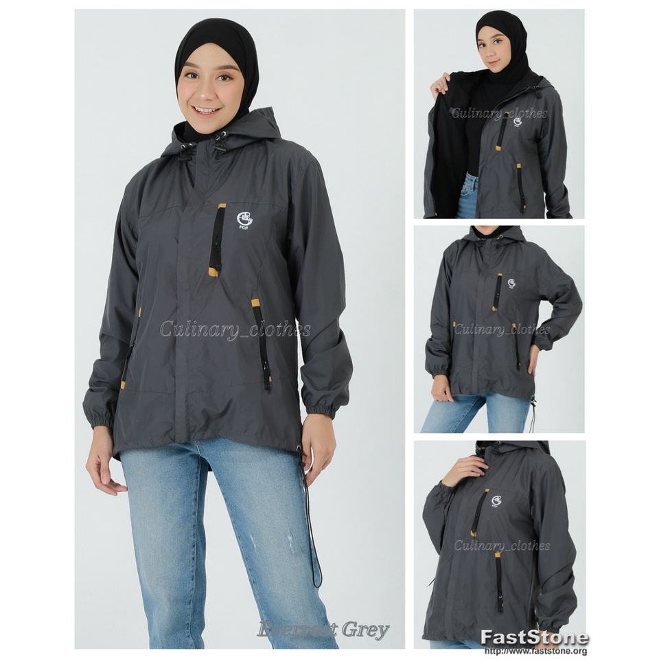 Jaket pria wanita jumbo IKC 002 distro cbr six Bandung keren grosir pakaian pria H0D7 jacket jaket parasut parasit jaket gunung pria wanita WATERPROOF ORIGINAL FCF