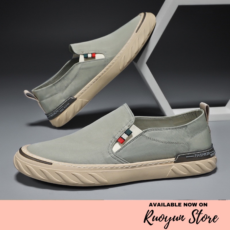 RYX - Shaky Matte Sepatu Slip On Pria Fashion Casual / Outdoor (NO BOX) - Ori Import