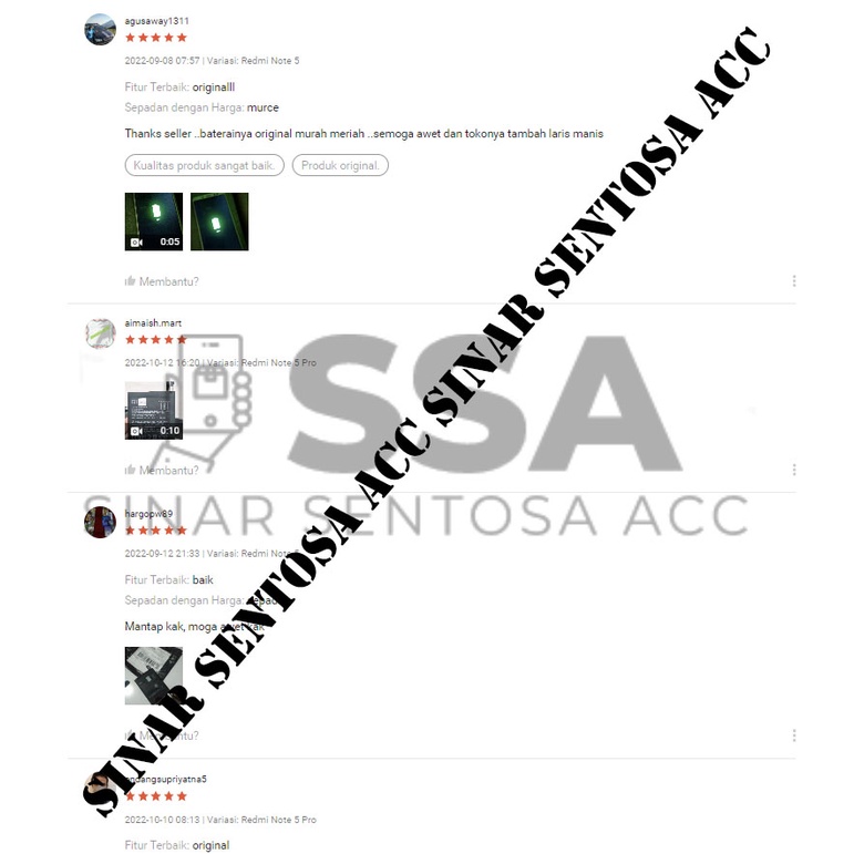 Baterai Original 100% BN45 Redmi Note 5 Note 5 Pro Note 5 Plus BN45 BN 45 Batre Batrai Ori HP Garansi AWET MURAH