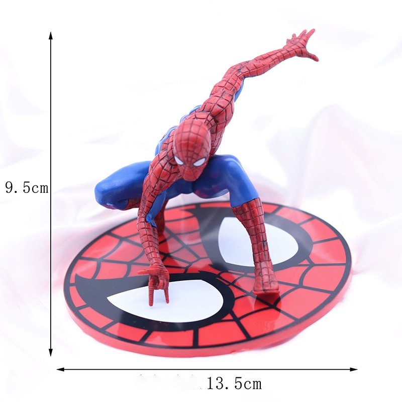 Mainan Action Figure Model The Avengers Spiderman Infinity War Bahan PVC Dapat Digerakkan Untuk Anak