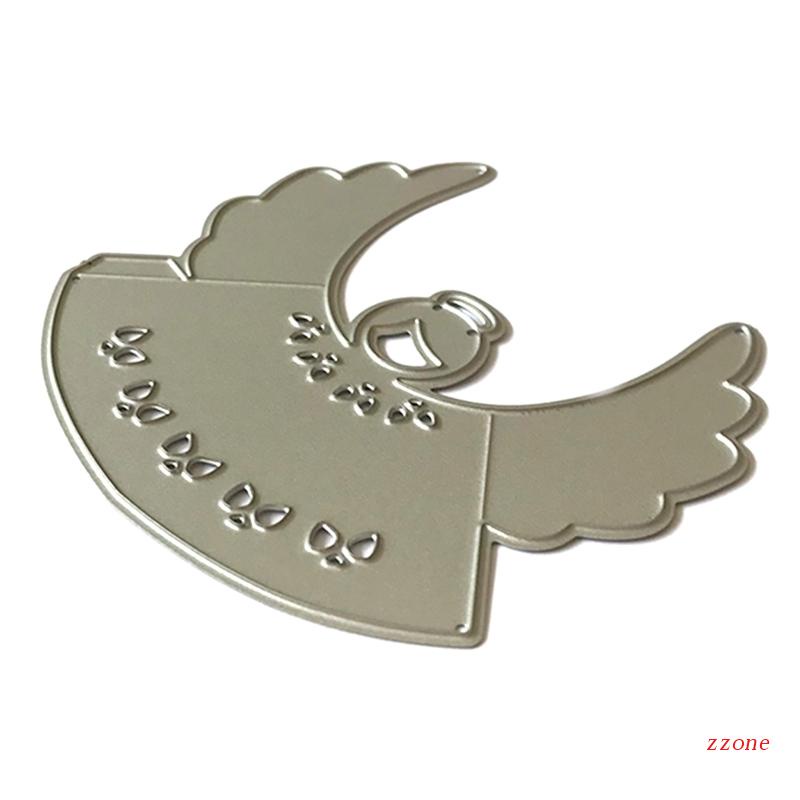 Cetakan Cutting Dies Bahan Carbon Steel Desain Malaikat Natal Untuk Album Foto