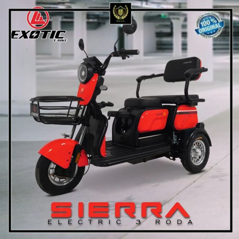 motor listrik / sepeda listrik Exotic Sierra 3 roda