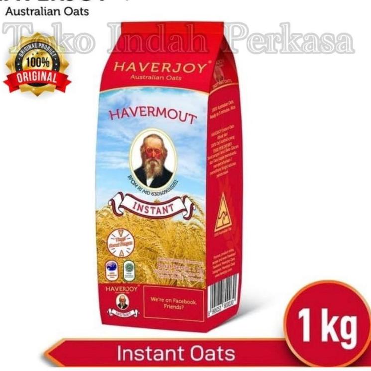 

✨Mall✨ HAVERJOY INSTAN 1KG / HAVERJOY OAT 1KG / HAVERJOY HAVERMOUT OAT 1KG 