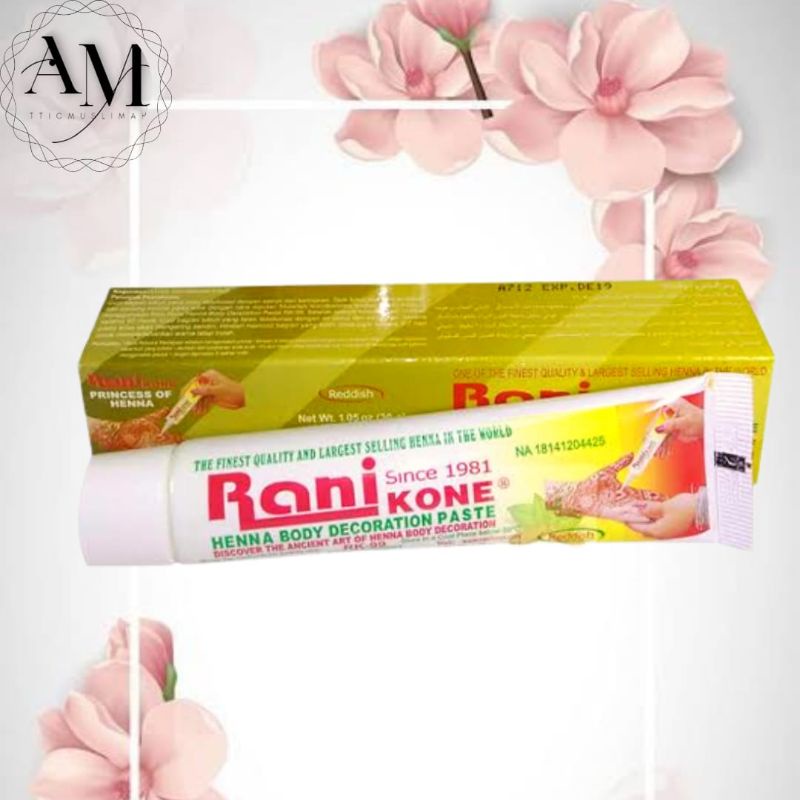 Henna Inai pacar Rani kone pewarna kuku halal