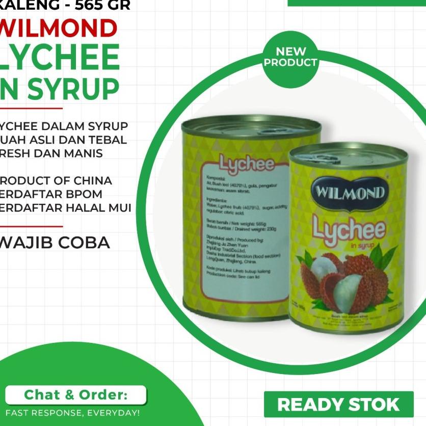 

Codei7I2u--WILMOND Lychee In Syrup Canned - Minuman Buah Leci Kaleng 565g