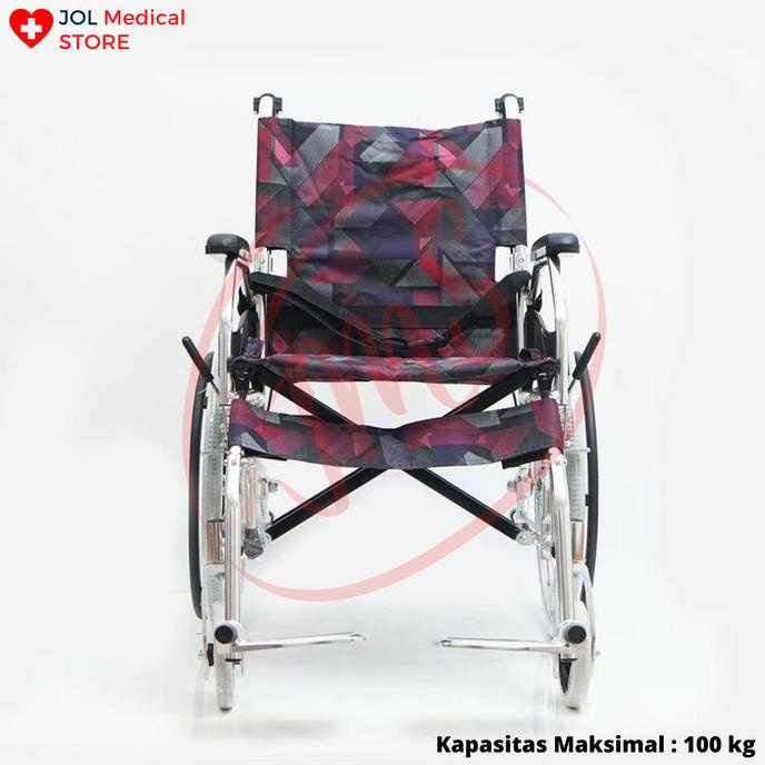 Sale Kursi Roda Travel Juara JML 02 Aluminium Lipat Ringan untuk Haji