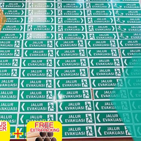 

GRATIS ONGKIR✅Plang Papan Rambu Penunjuk Jalur Evakuasi dan Exit Acrylic 30x10cm Keren|KD5
