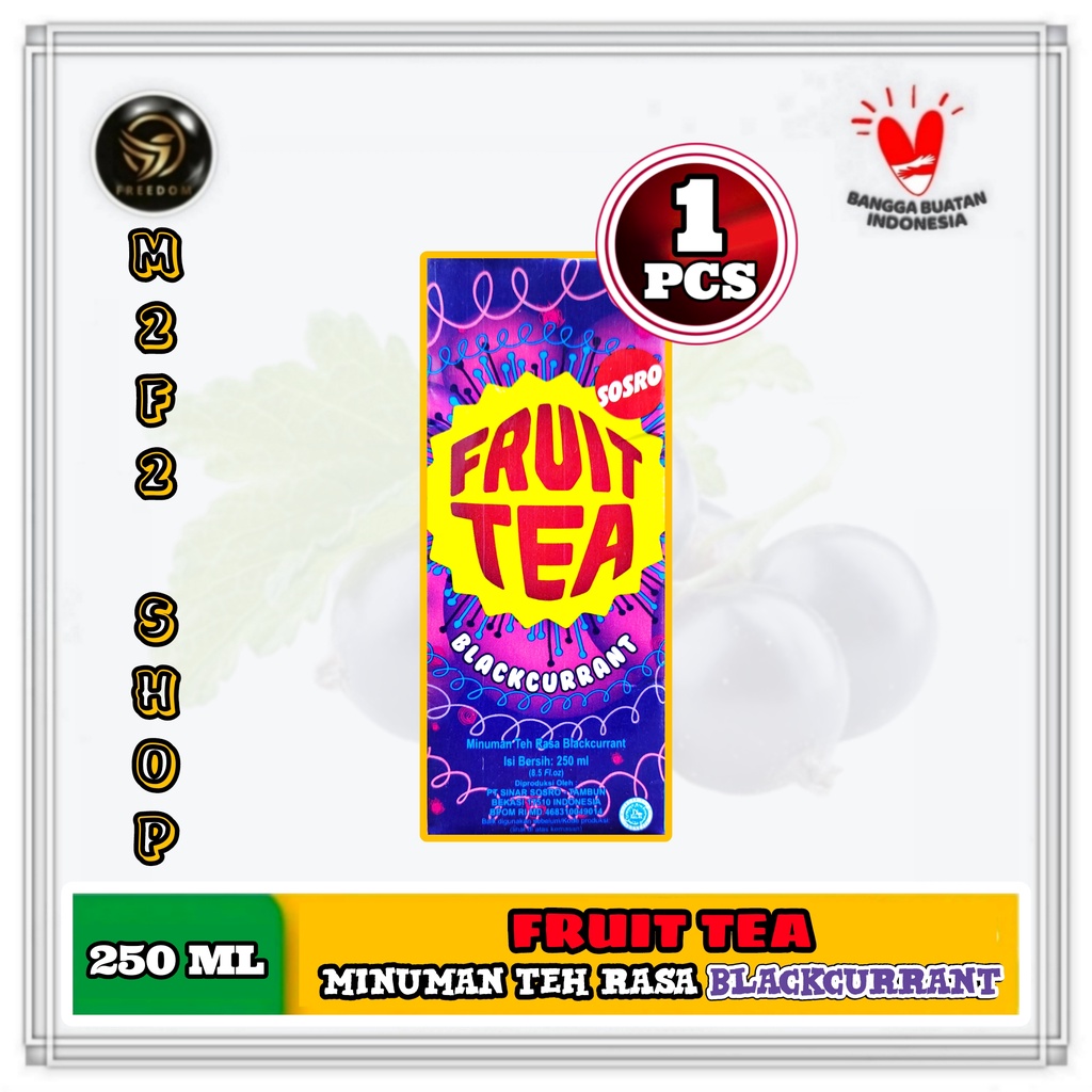 

Fruit Tea Teh Rasa Blackcurrant Kotak - 250 ml (Kemasan Satuan)