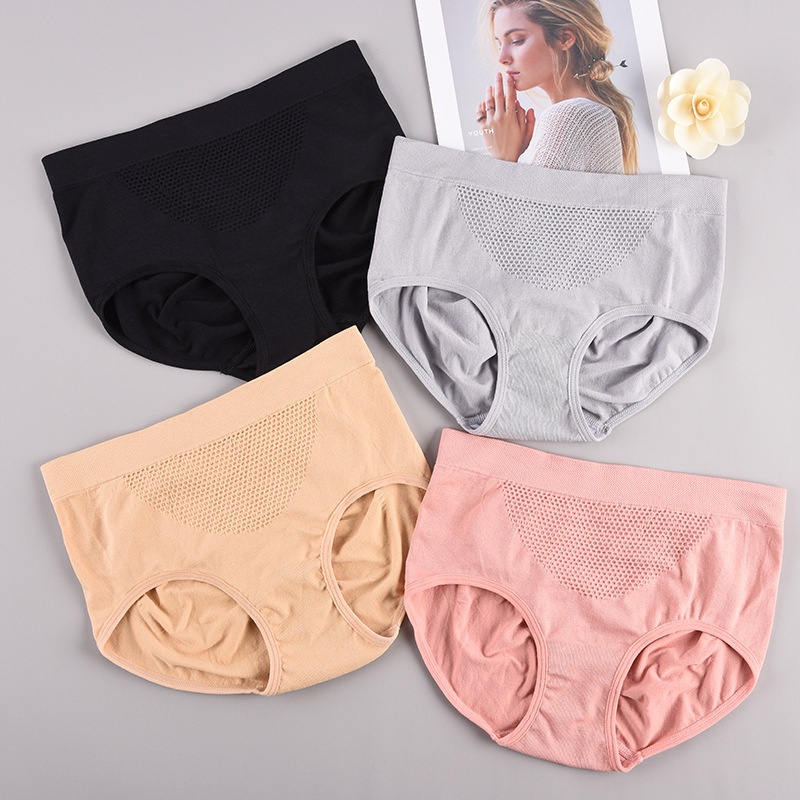 Celana Dalam Wanita Underwear Cewek Polos Mid Waist Gaya Korea Bahan Katun Pakaian Dalam CD Premium Panties Perempuan Korean Style Nyaman Melar