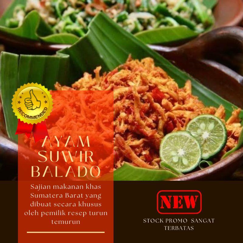 

Sambel Ayam Suwir 150gr